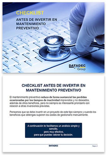 Descárgate Gratis El CheckList Sobre Mantenimiento Preventivo